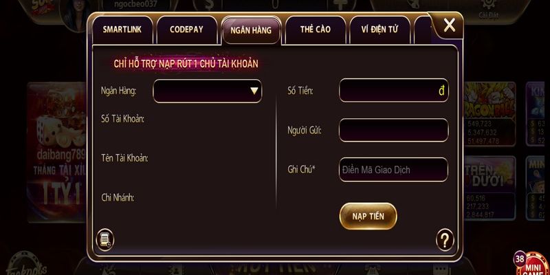 Nạp tiền sunwin