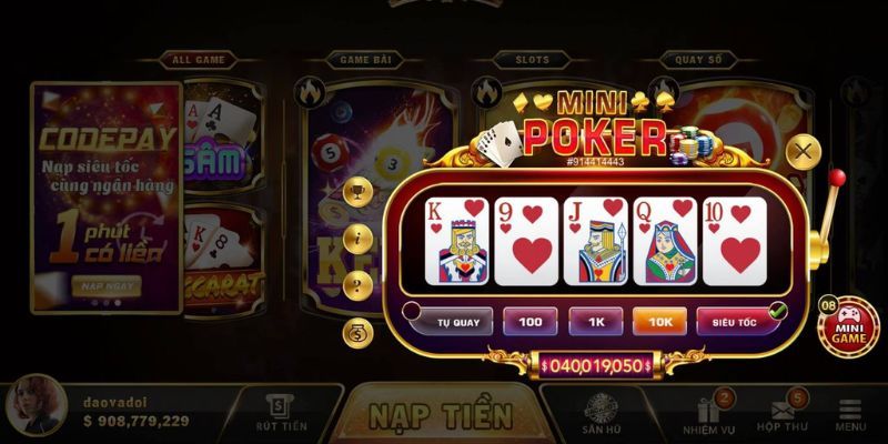 mini poker sunwin